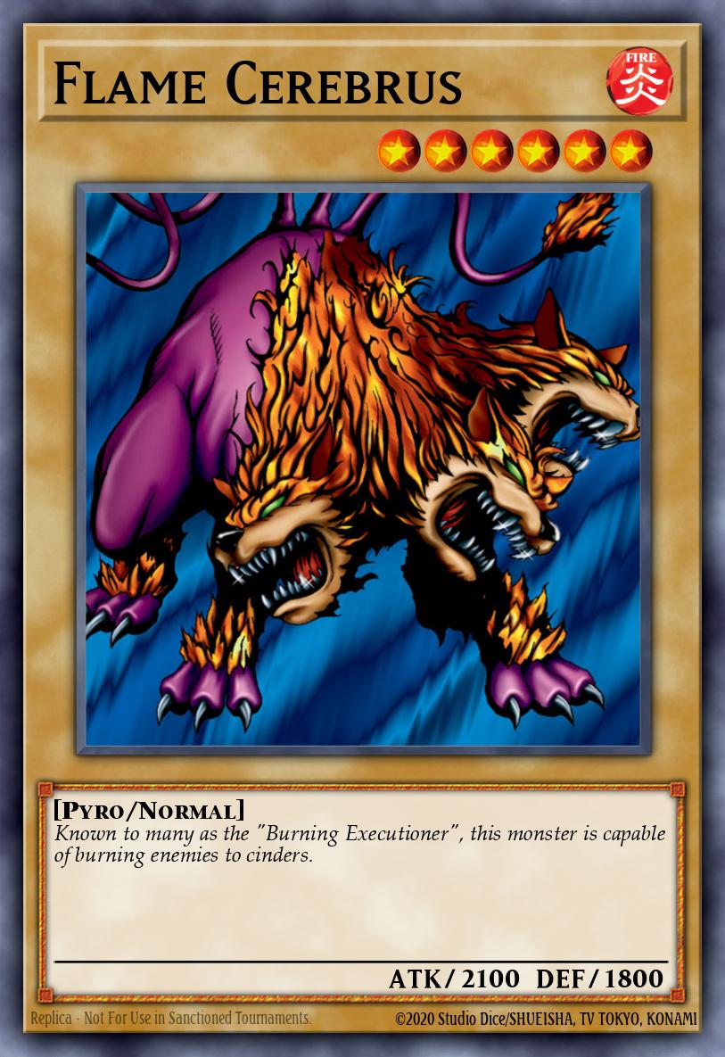 Flammen-Zerberus