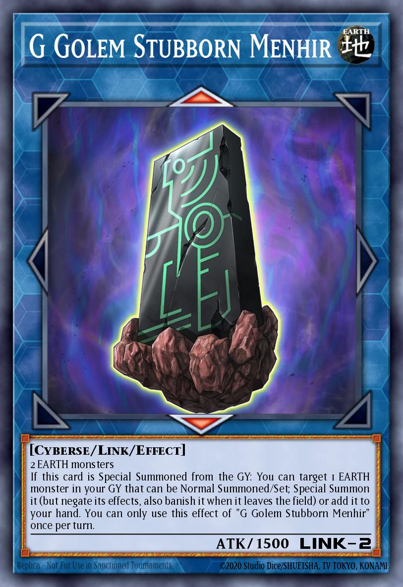 G-Golem Sturer Menhir