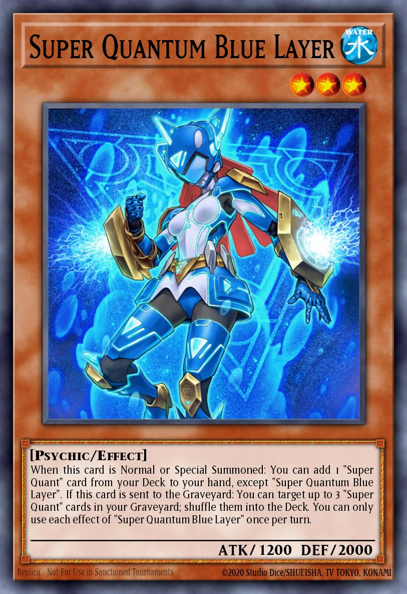 Superquantum Blaue Schicht