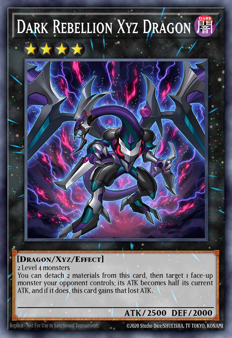 Finsterer Rebellions-Xyz-Drache