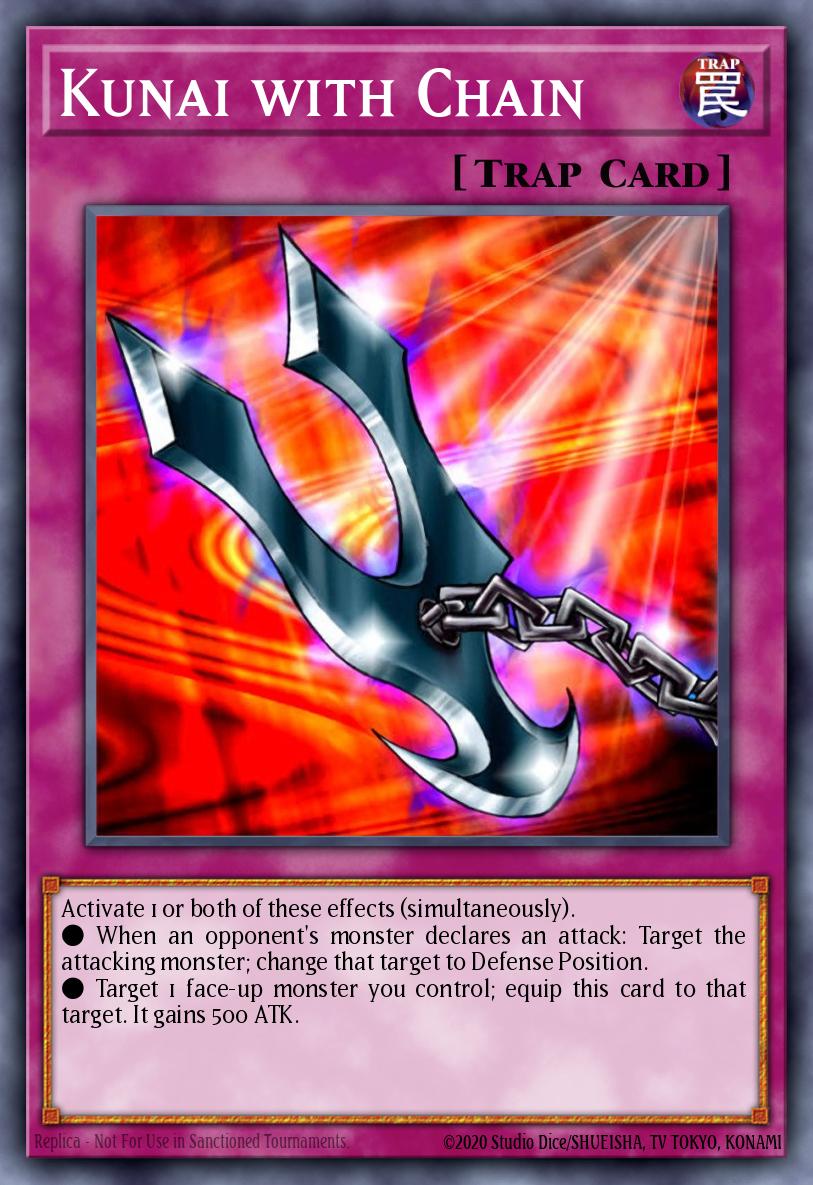 Kunai mit Kette