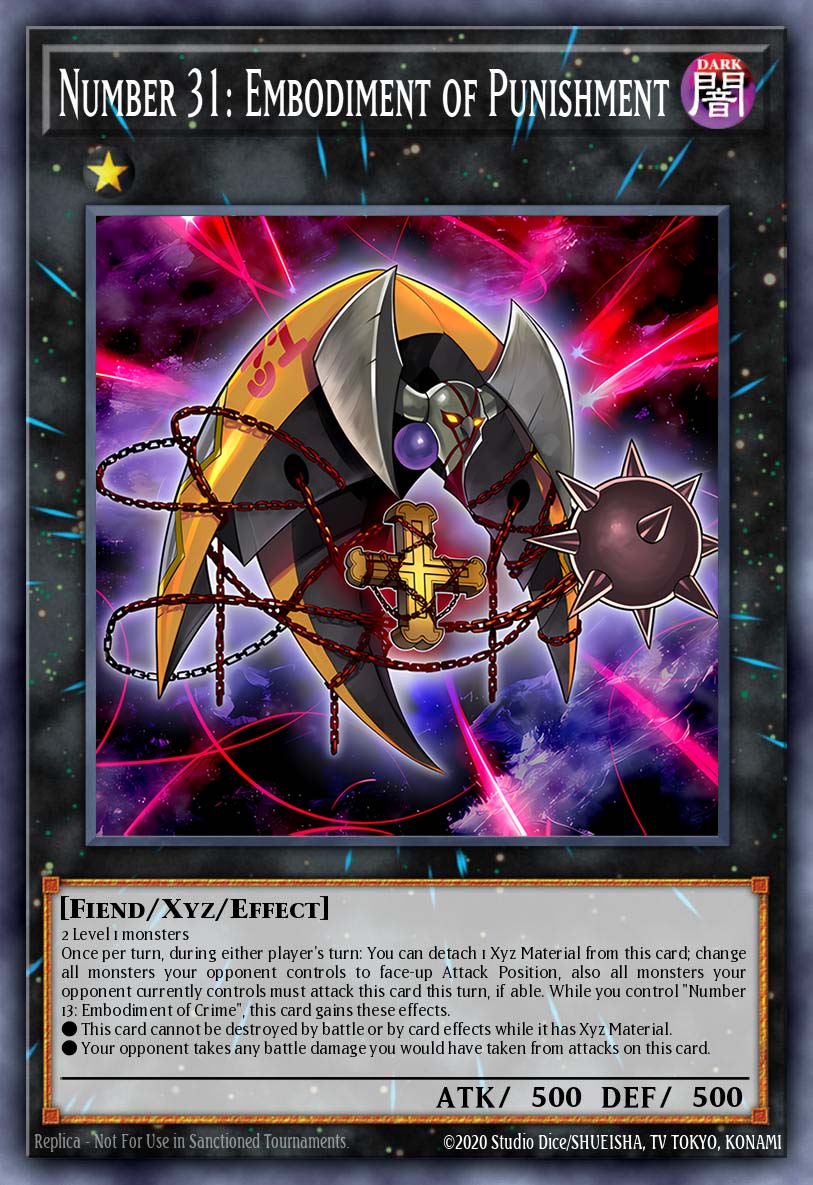 Number 31: Embodiment of Punishment