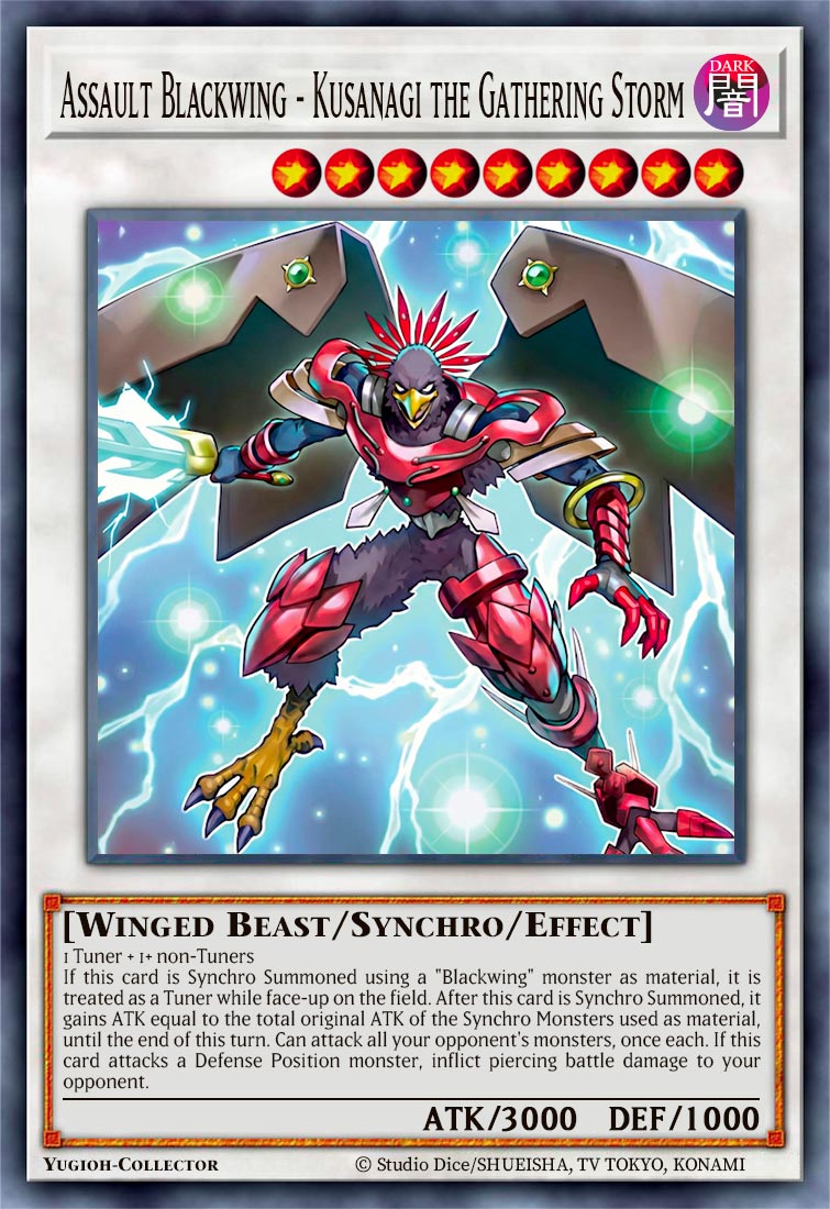 Assault Blackwing - Kusanagi the Gathering Storm