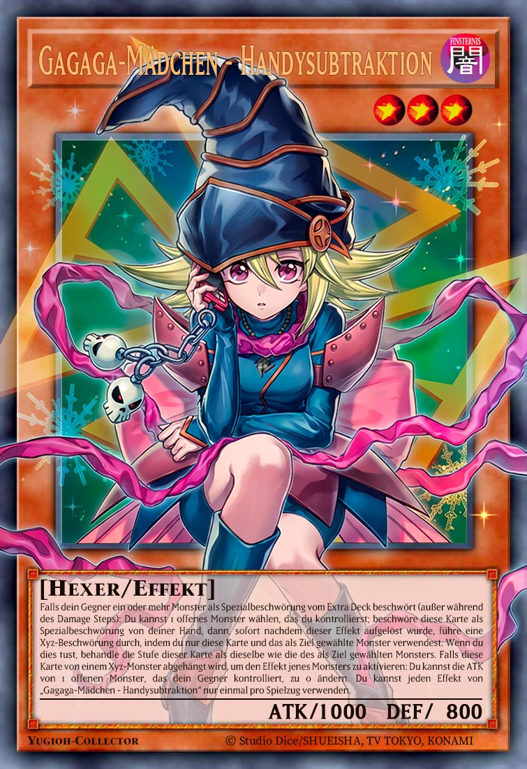 Gagaga-Mädchen - Handysubtraktion